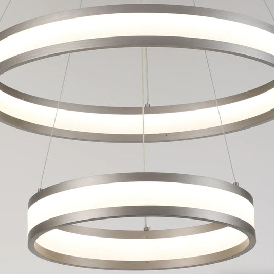 Hanglamp Ambre – LED – Gun Grey – Ø40+60+80 cm – afbeelding 2