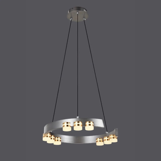 Hanglamp Celo – LED – Gun Grey – Ø45 cm – afbeelding 2