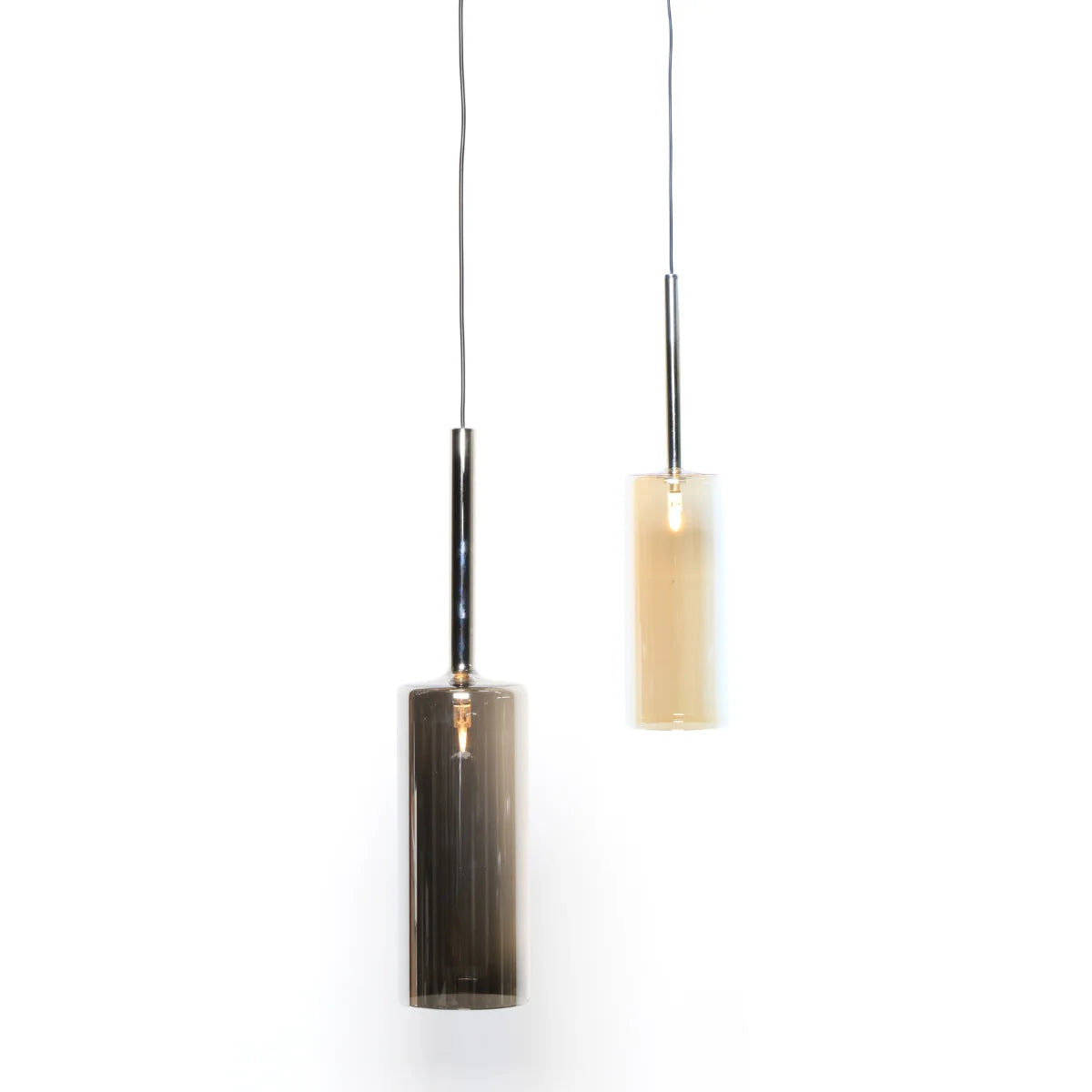 Hanglamp Cenere – Smoke Glas – Ø8 cm