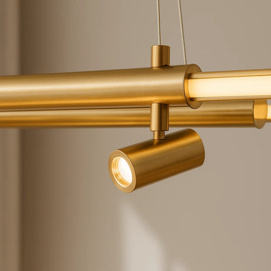 Hanglamp Tulia – LED – Brushed Gold – Ø40 cm – afbeelding 2
