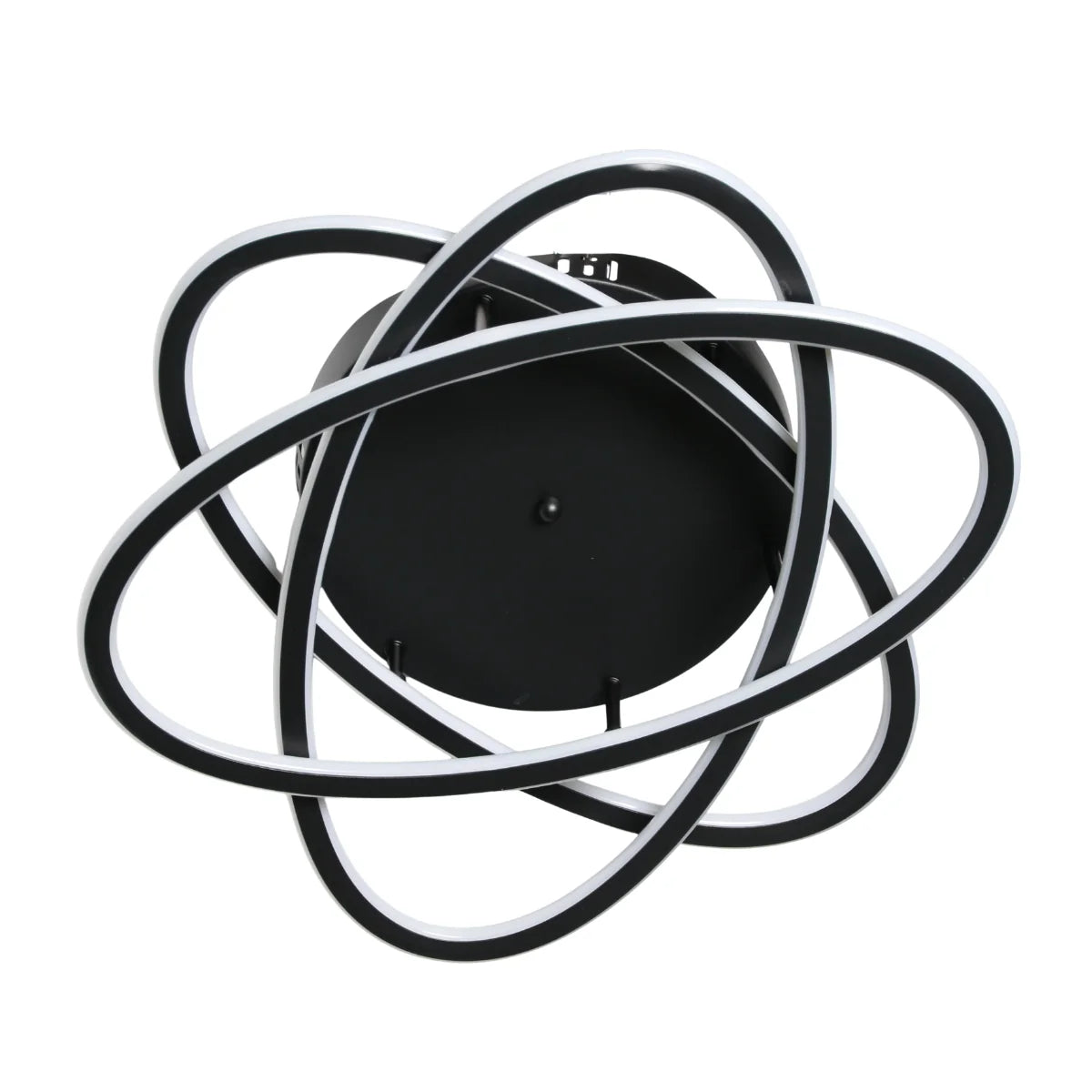 Plafondlamp Volta – LED – Zwart – Ø50 cm – afbeelding 3