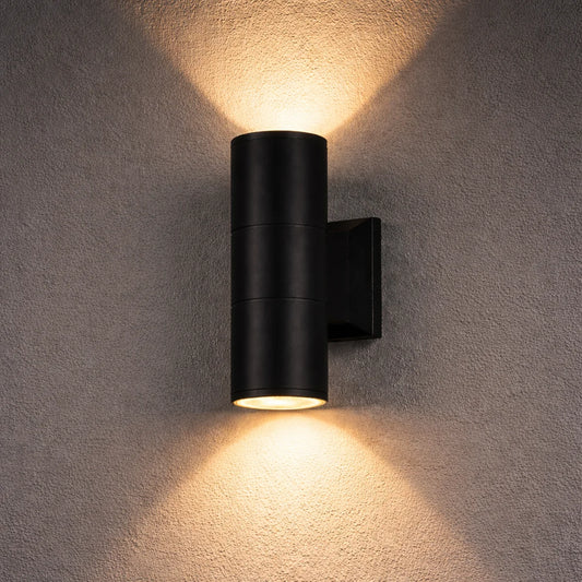 Wandlamp Unai – Zwart – Up Down – GU10 – afbeelding 2