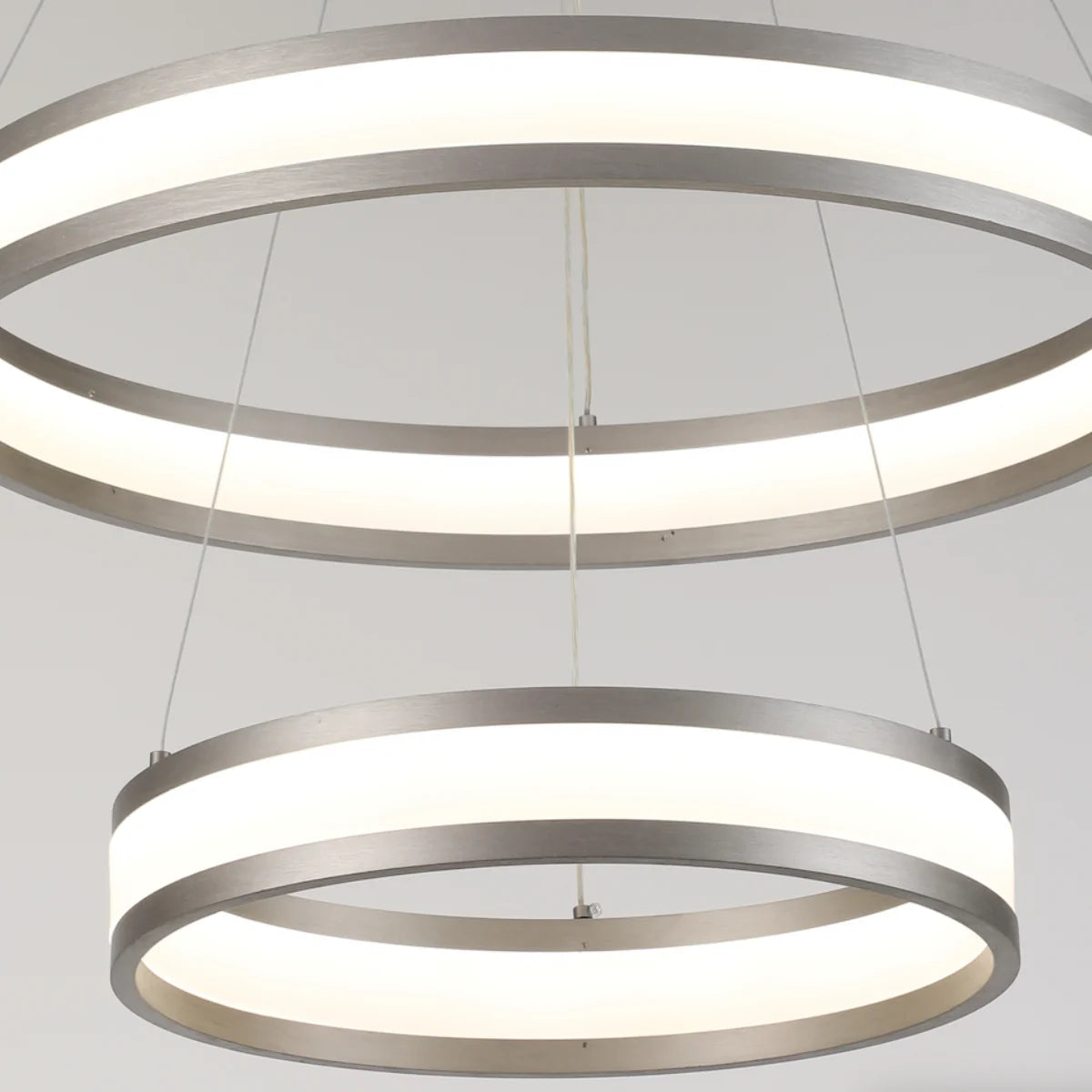 Hanglamp Ambre – LED – Gun Grey – Ø40+60+80 cm – afbeelding 2