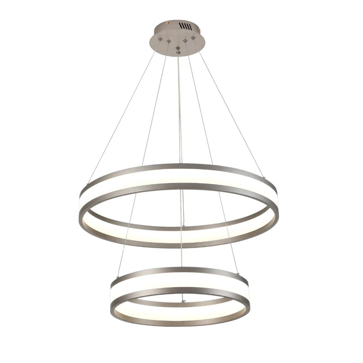 Hanglamp Ambre – LED – Gun Grey – Ø40+60 cm