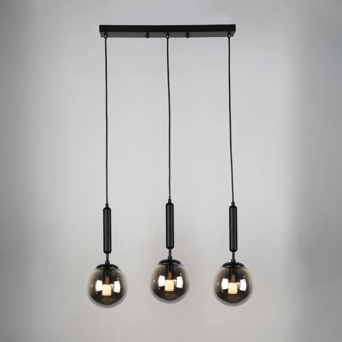 Hanglamp Cairo – Smoke Glas – Eettafel 50 cm – afbeelding 3