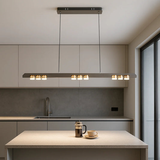 Hanglamp Celo – LED – Gun Grey – 9 Lichtpunten