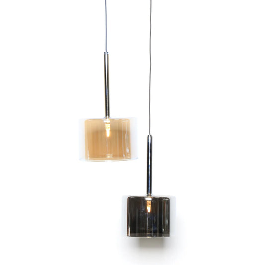 Hanglamp Cenere – Smoke Glas – Ø14 cm