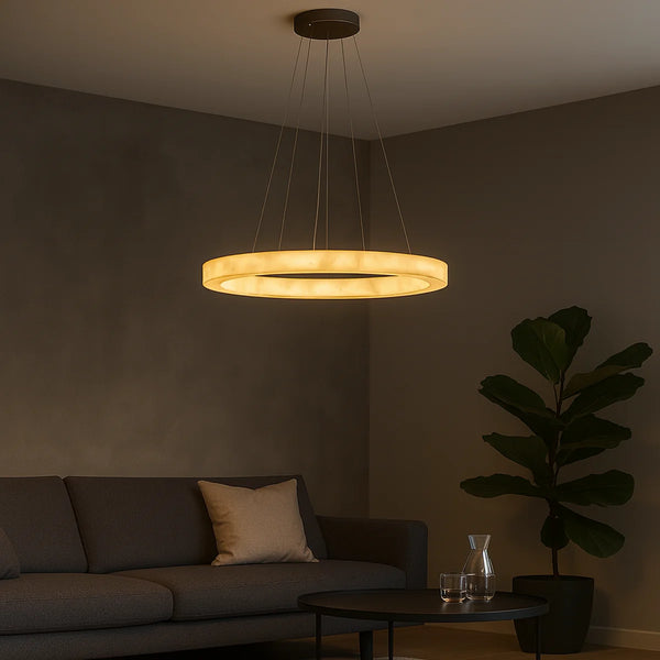 Hanglamp Imara – Marmer – Ø80 cm