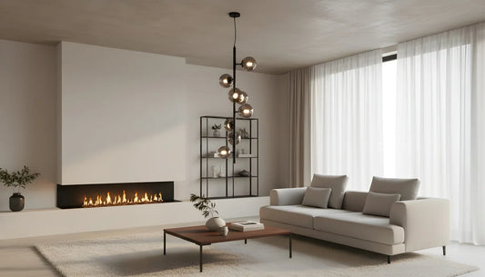 Hanglamp Lava – 7 Lichtpunten – Smoke Glas