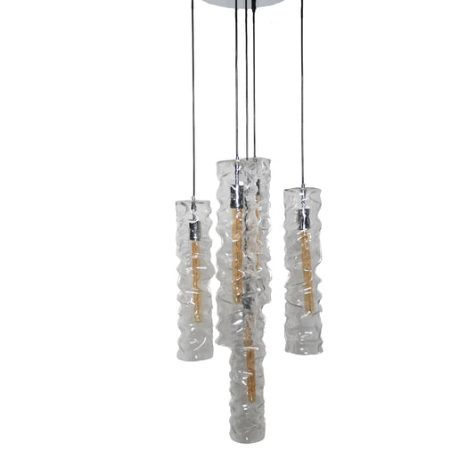 Hanglamp Lido – 5 Lichtpunten – Helder Glas – afbeelding 2