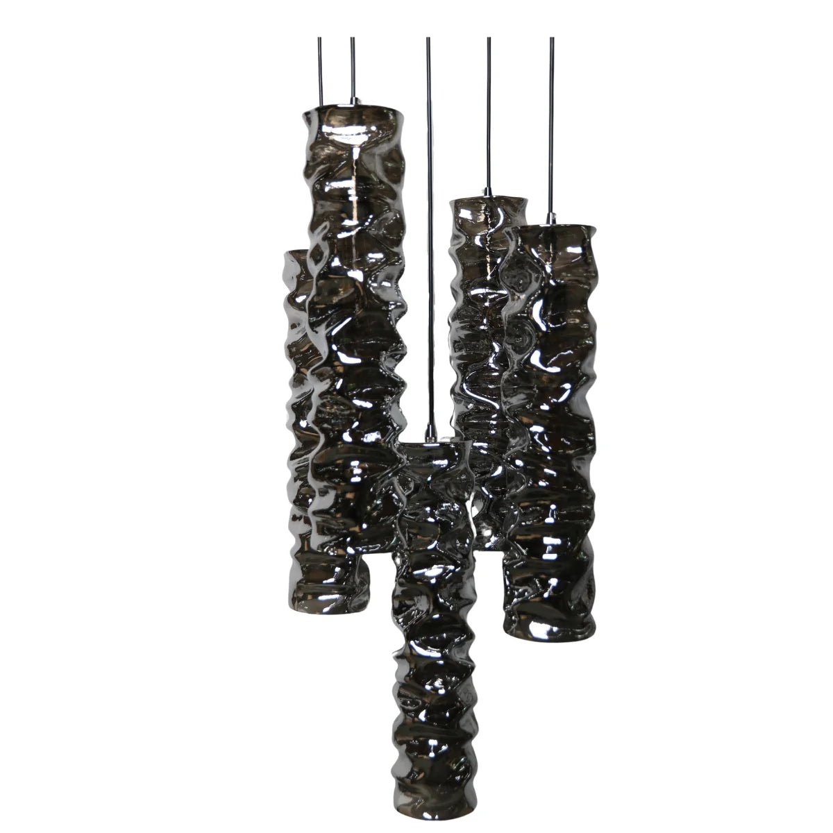 Hanglamp Lido – 5 Lichtpunten – Smoke Glas – afbeelding 4
