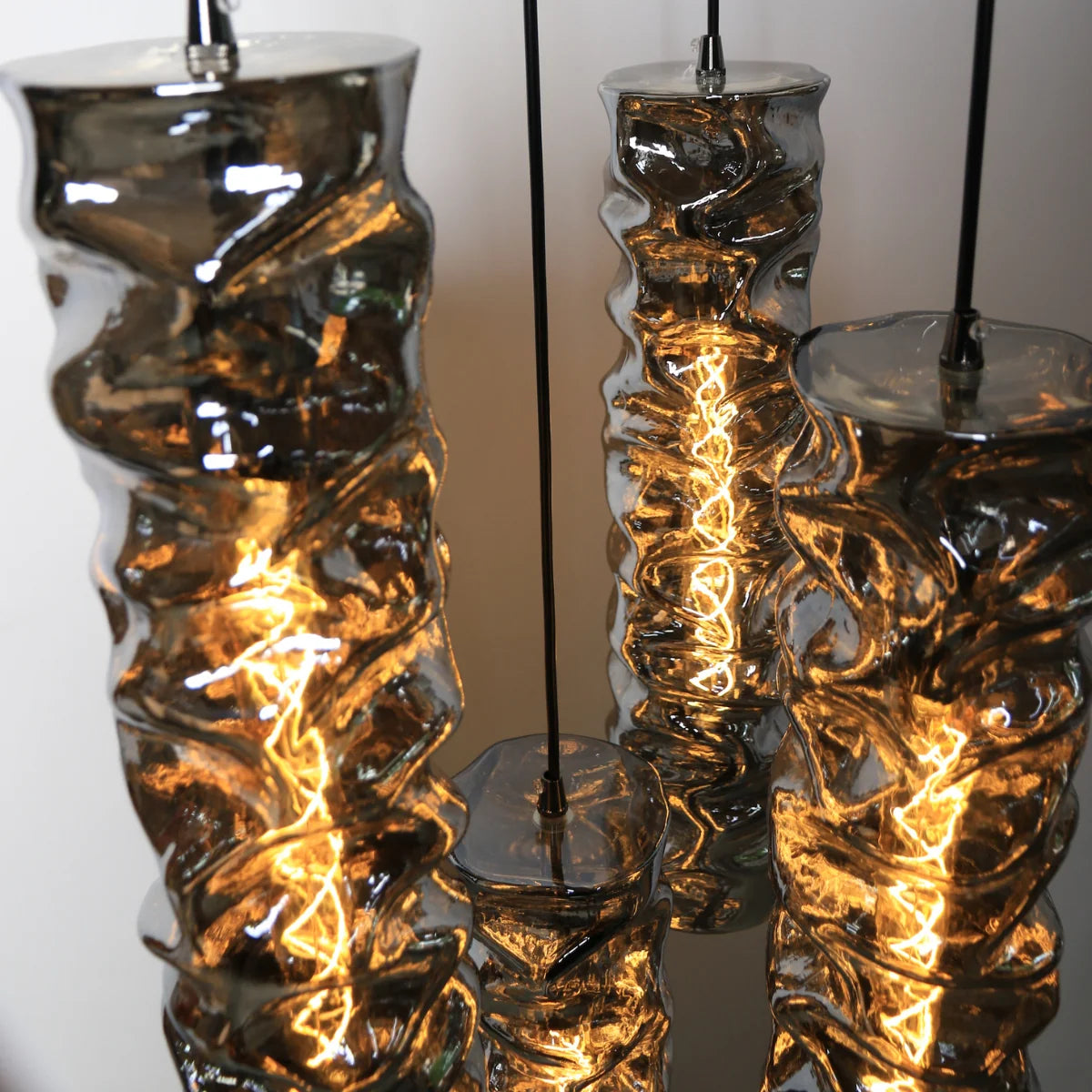 Hanglamp Lido – 5 Lichtpunten – Smoke Glas – afbeelding 6