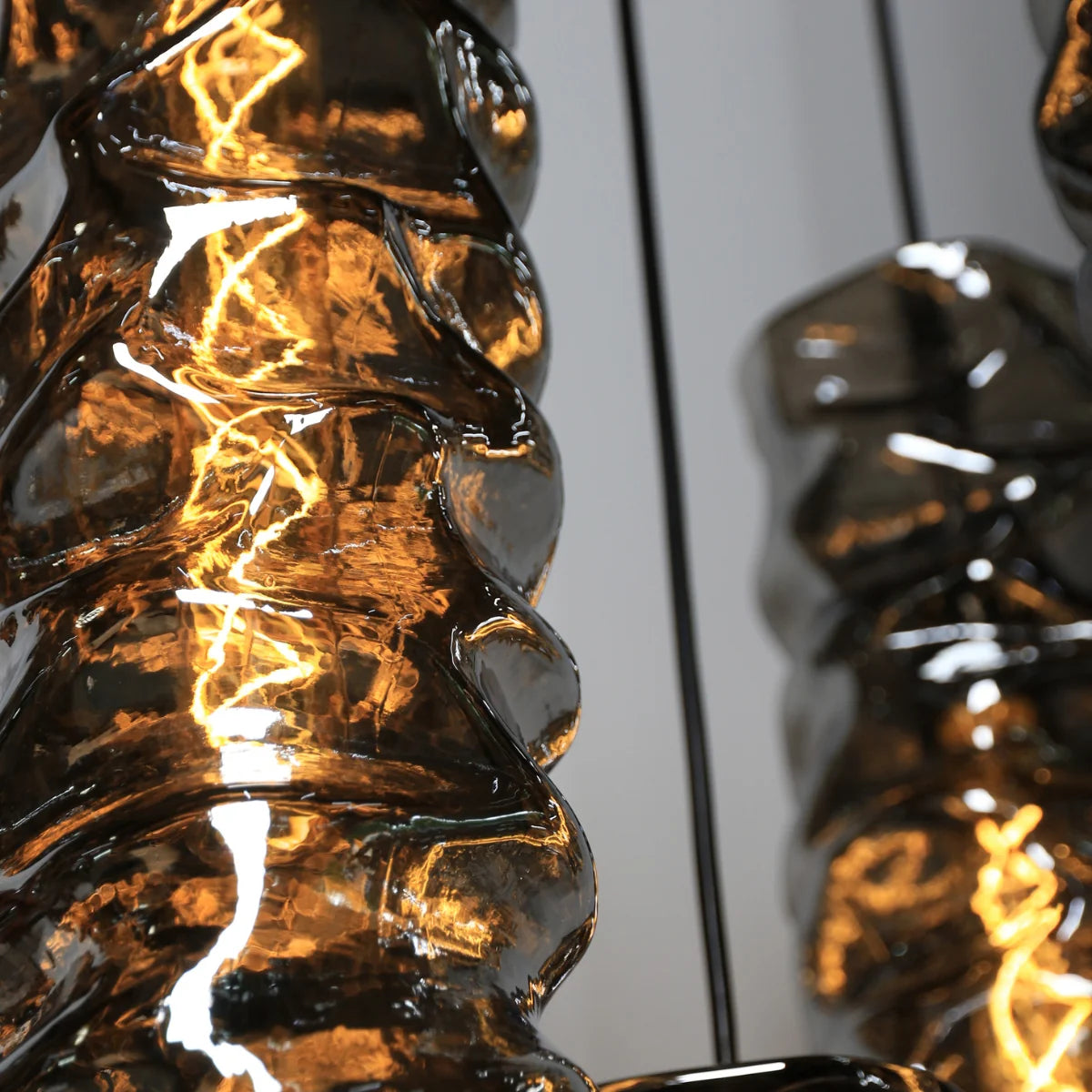 Hanglamp Lido – 5 Lichtpunten – Smoke Glas – afbeelding 7