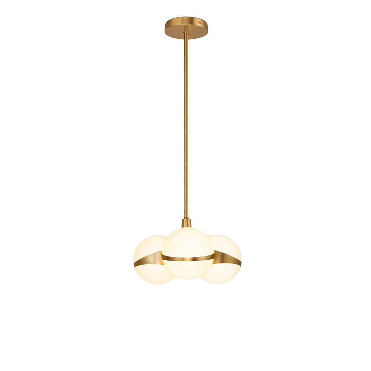 Hanglamp Lyse – 3 Lichtpunten – Brushed Gold – afbeelding 2