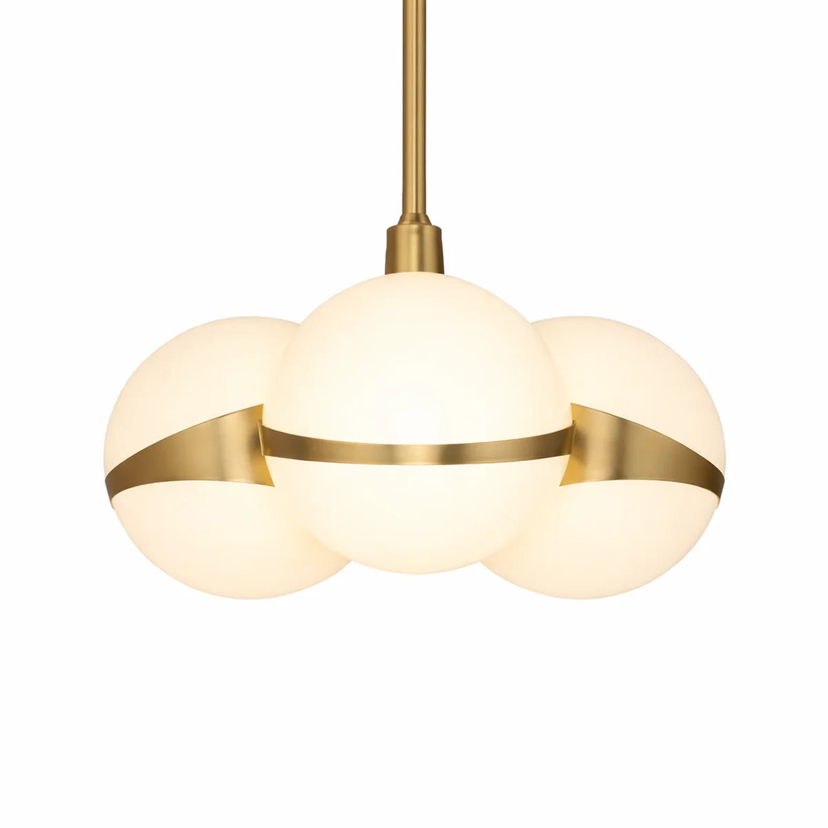 Hanglamp Lyse – 3 Lichtpunten – Brushed Gold – afbeelding 3