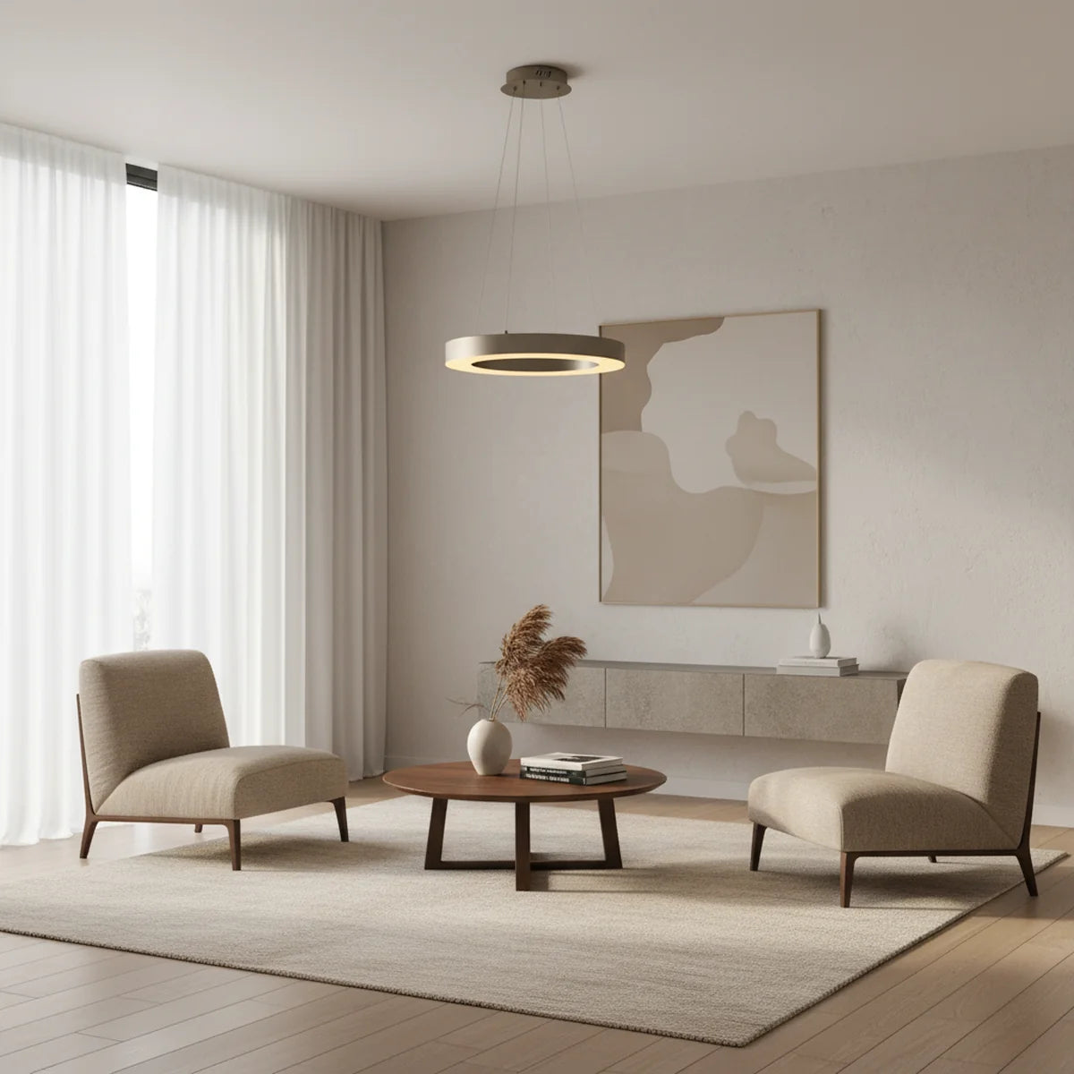 Hanglamp Mira – LED – Champagne