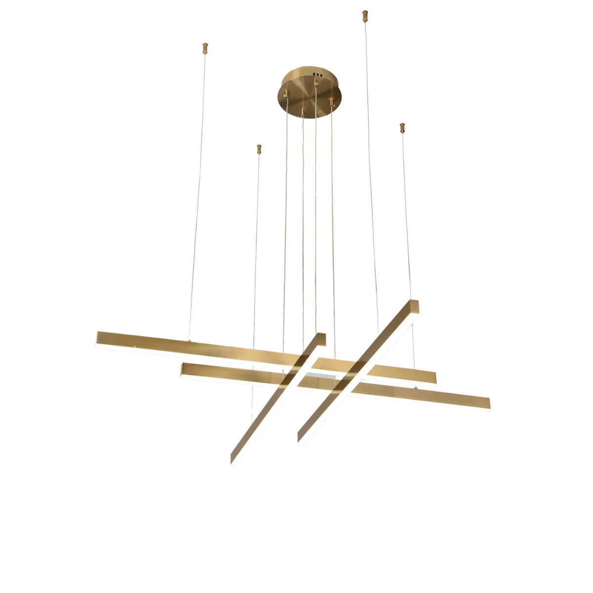 Hanglamp Nes – Brushed Gold – 4 Lichtpunten