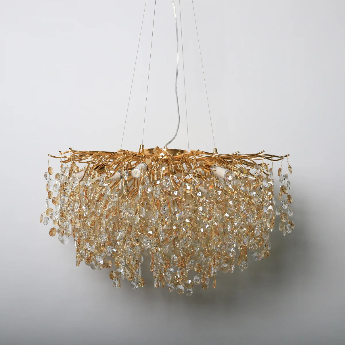 Hanglamp Reva – Kristal Goud – Ø85 cm – afbeelding 4