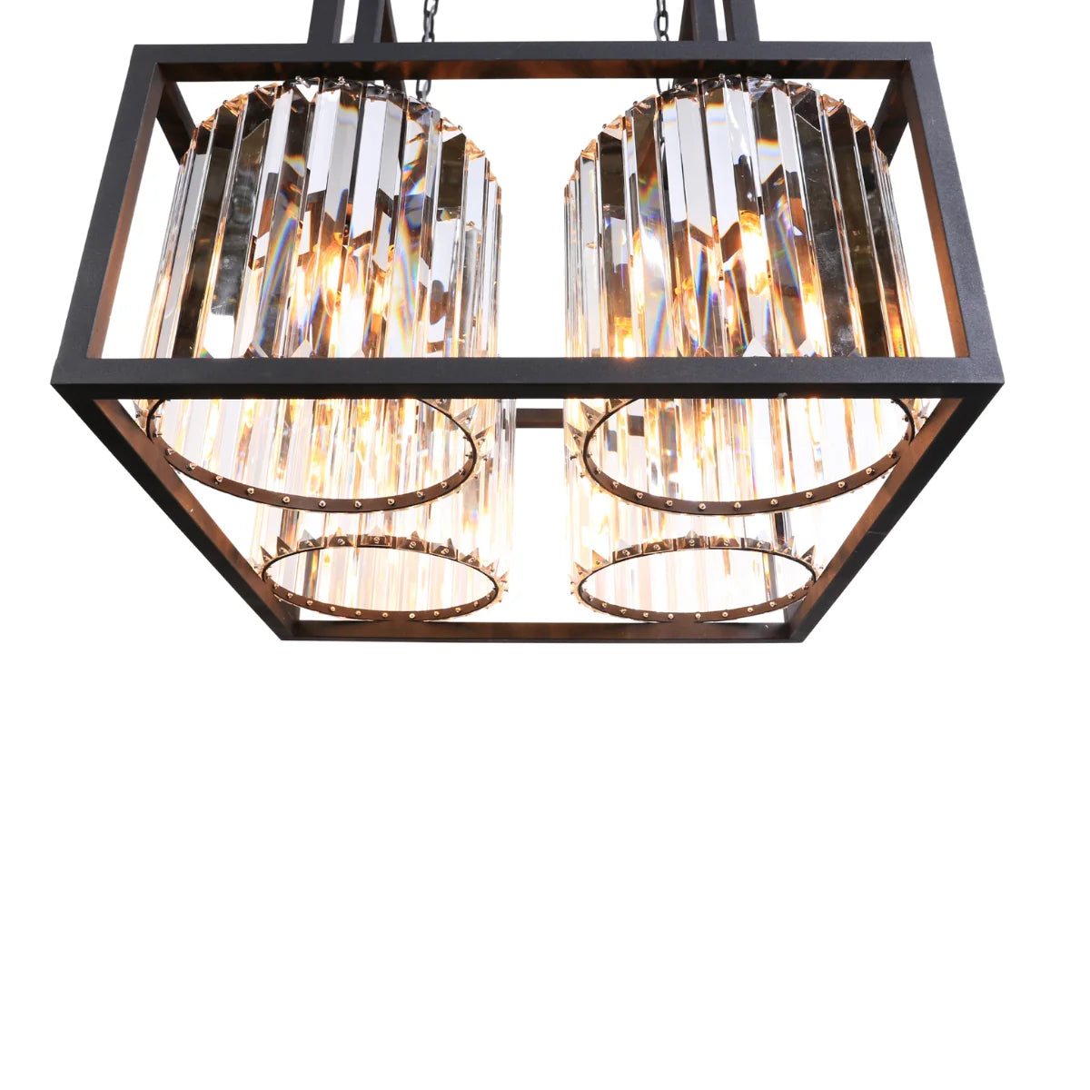Hanglamp Rune – Kristal Zwart – 12 Lichtpunten – afbeelding 4