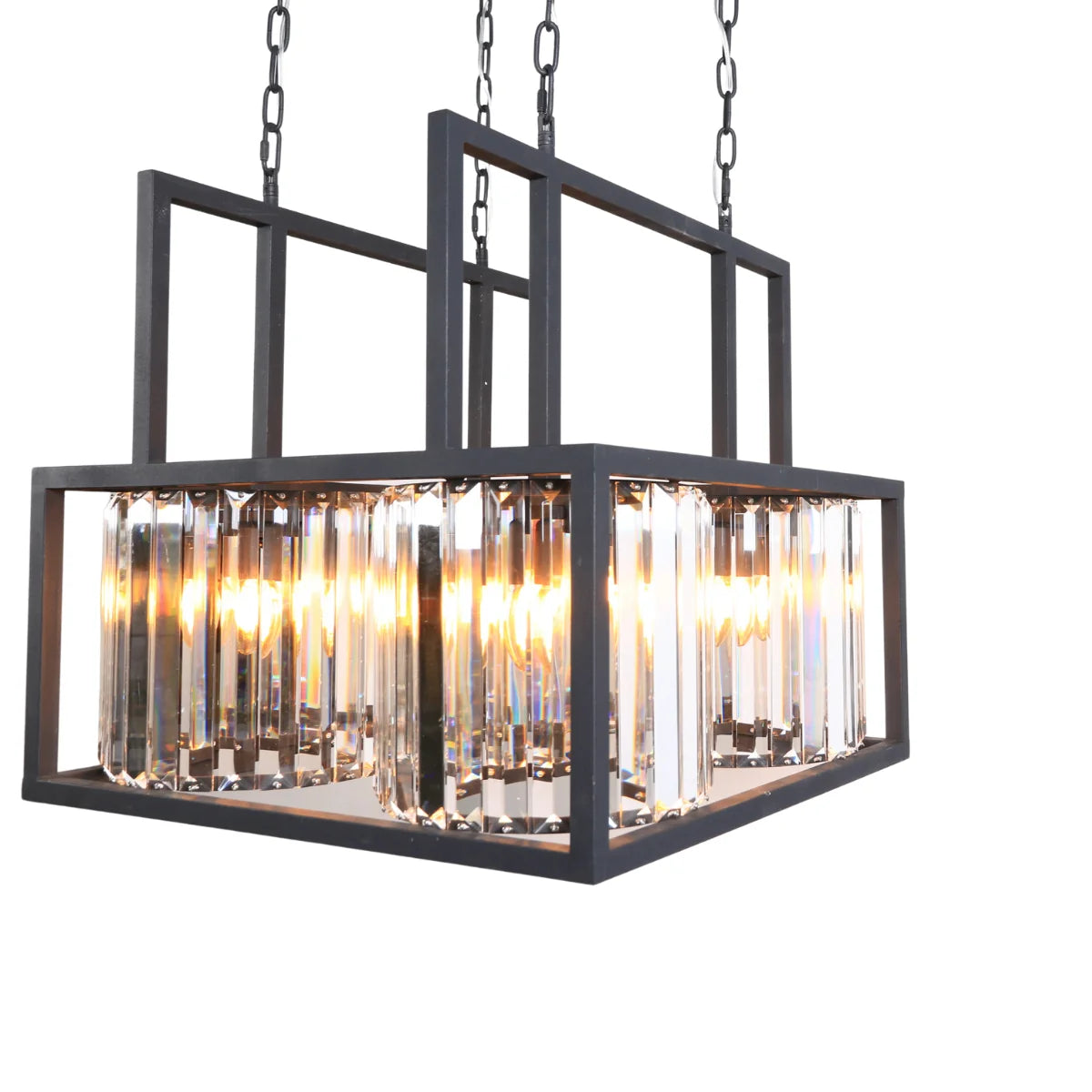 Hanglamp Rune – Kristal Zwart – 12 Lichtpunten – afbeelding 5