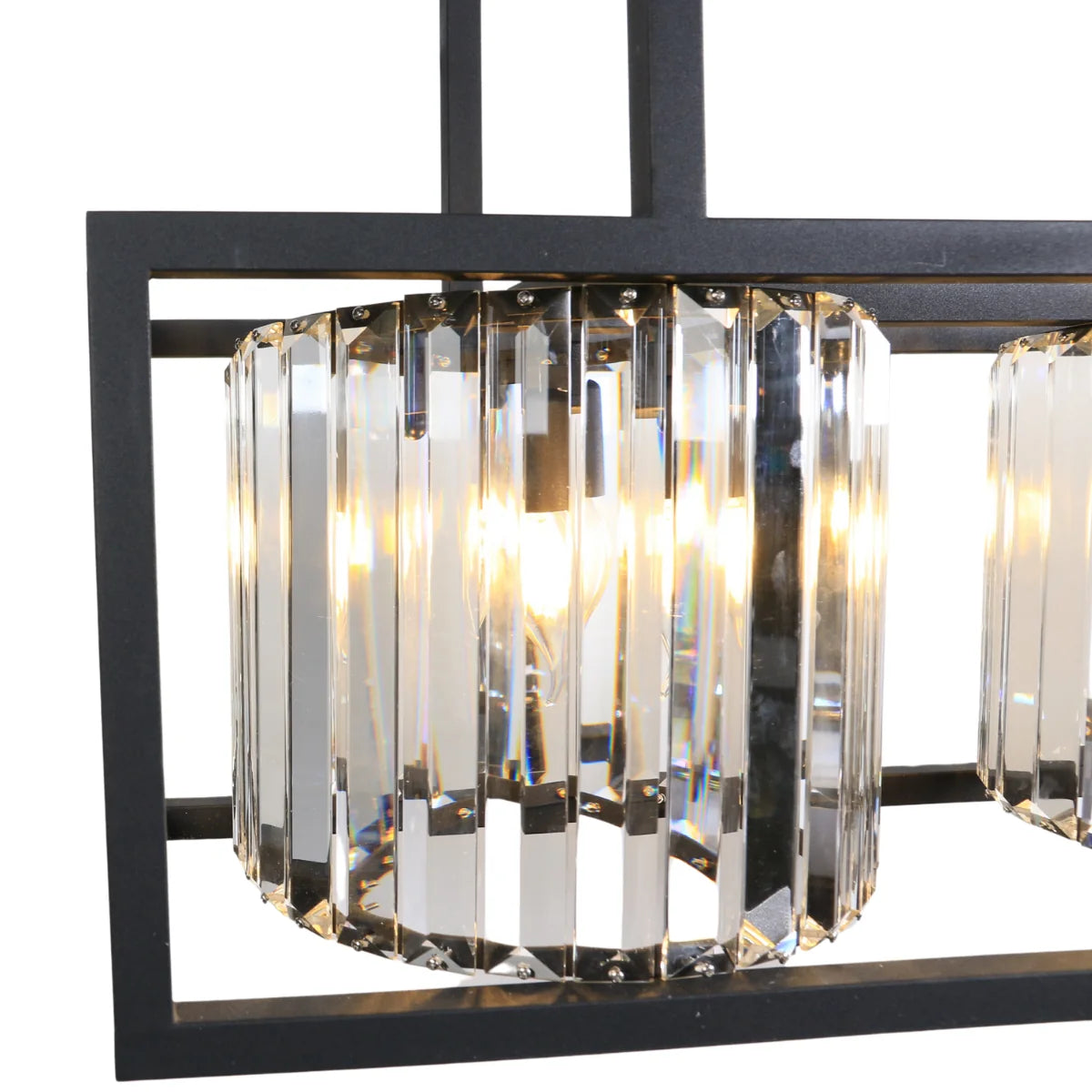Hanglamp Rune – Kristal Zwart – 9 Lichtpunten – Eettafel – afbeelding 5