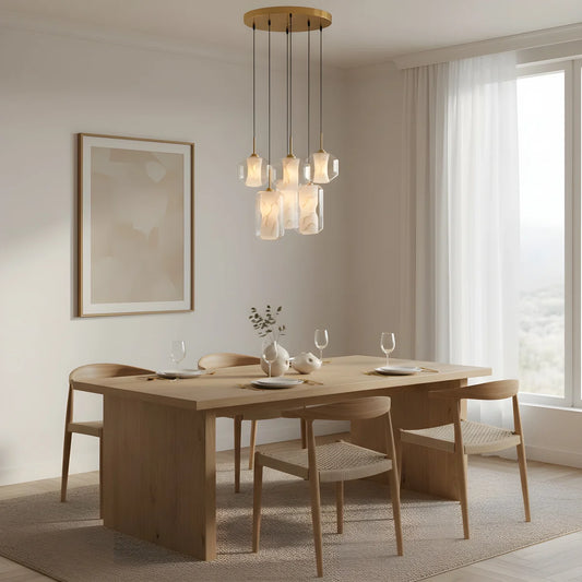 Hanglamp Safra – Marmer – Ø60 cm