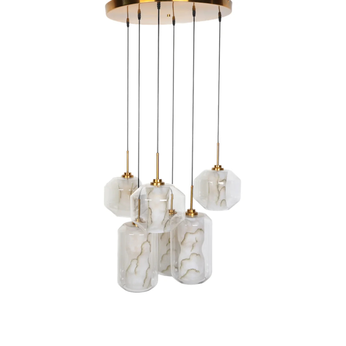 Hanglamp Safra – Marmer – Ø60 cm – afbeelding 3
