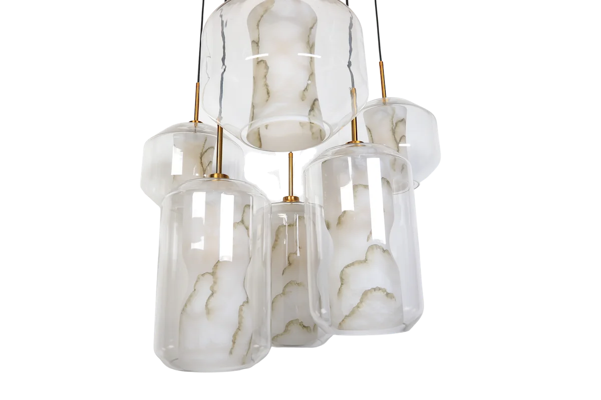 Hanglamp Safra – Marmer – Ø60 cm – afbeelding 6