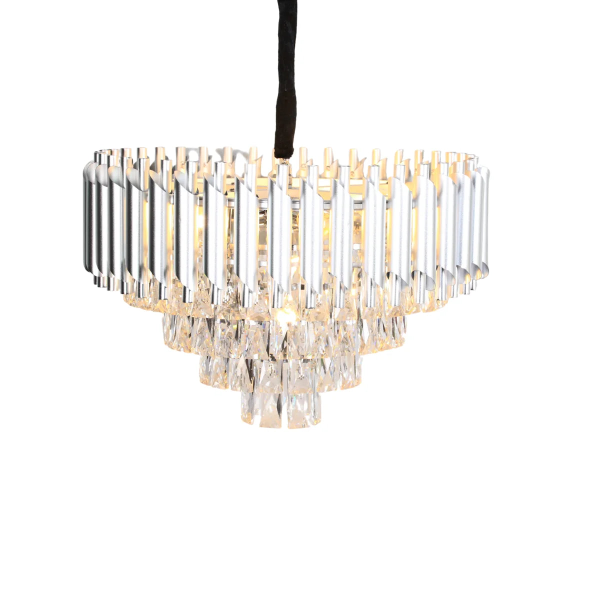 Hanglamp Selene – Kristal Chroom – Ø50 cm – afbeelding 4