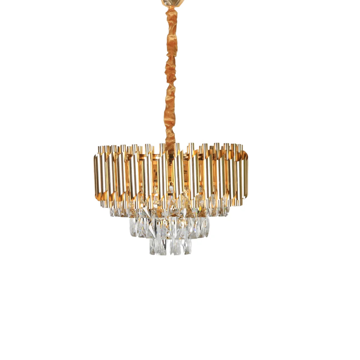 Hanglamp Selene – Kristal Goud – Ø40 cm – afbeelding 2