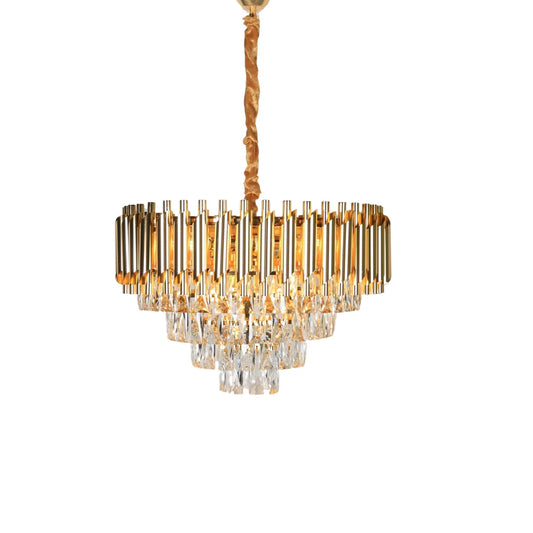 Hanglamp Selene – Kristal Goud – Ø50 cm – afbeelding 2