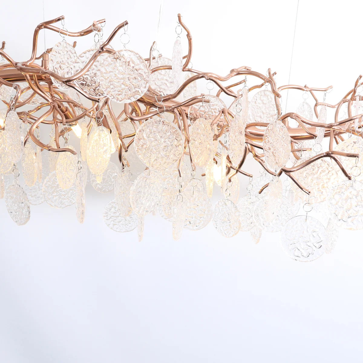 Hanglamp Vento – Rosé – Eettafel 120 cm – afbeelding 4