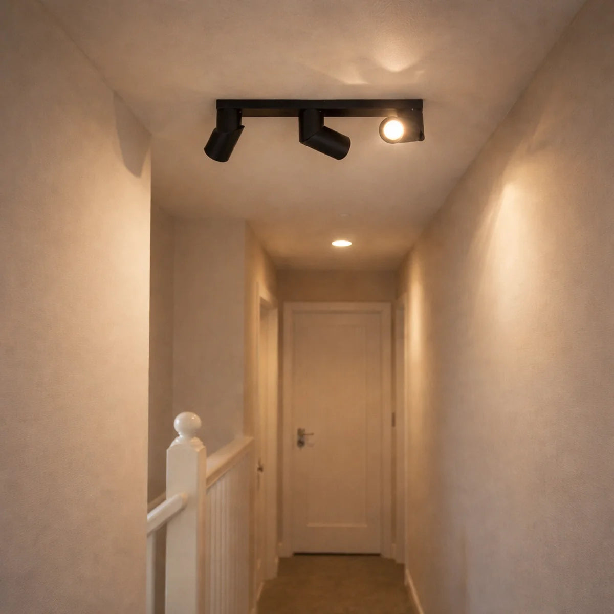 Plafondlamp Wenge – Zwart Koper – 3 Lichtpunten