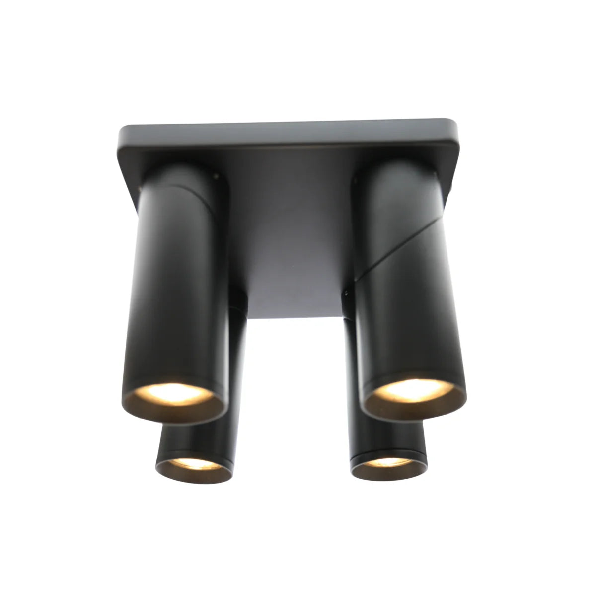Plafondlamp Wenge – Zwart Koper – 4 Lichtpunten – afbeelding 3