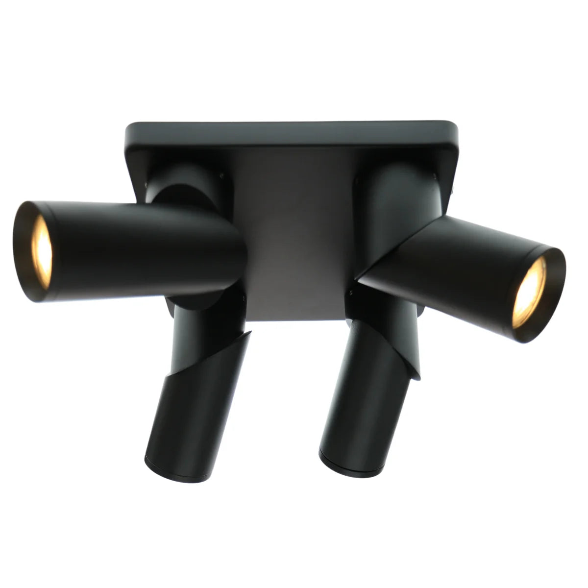 Plafondlamp Wenge – Zwart Koper – 4 Lichtpunten – afbeelding 4
