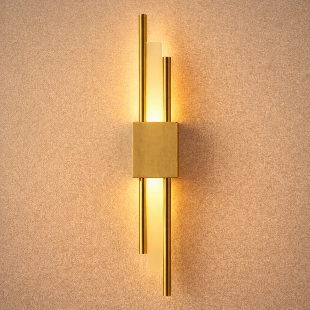 Wandlamp Nacre – Glas – H50 cm – afbeelding 2