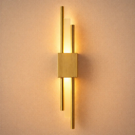 Wandlamp Nacre – Glas – H50 cm – afbeelding 2