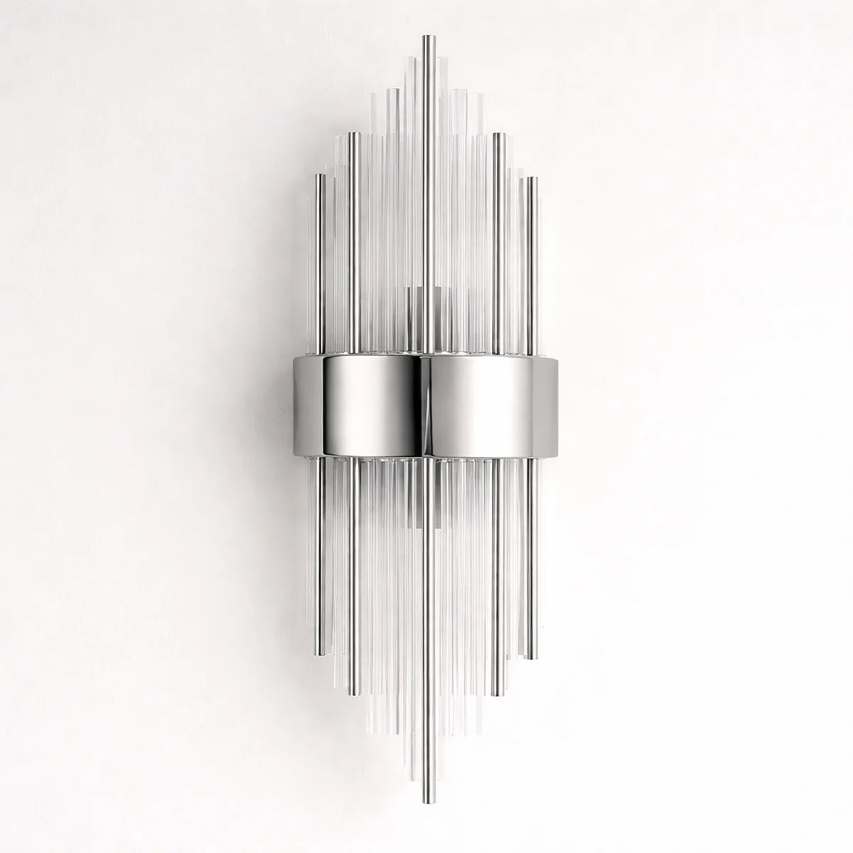 Wandlamp Udine – Glas Chroom – afbeelding 2